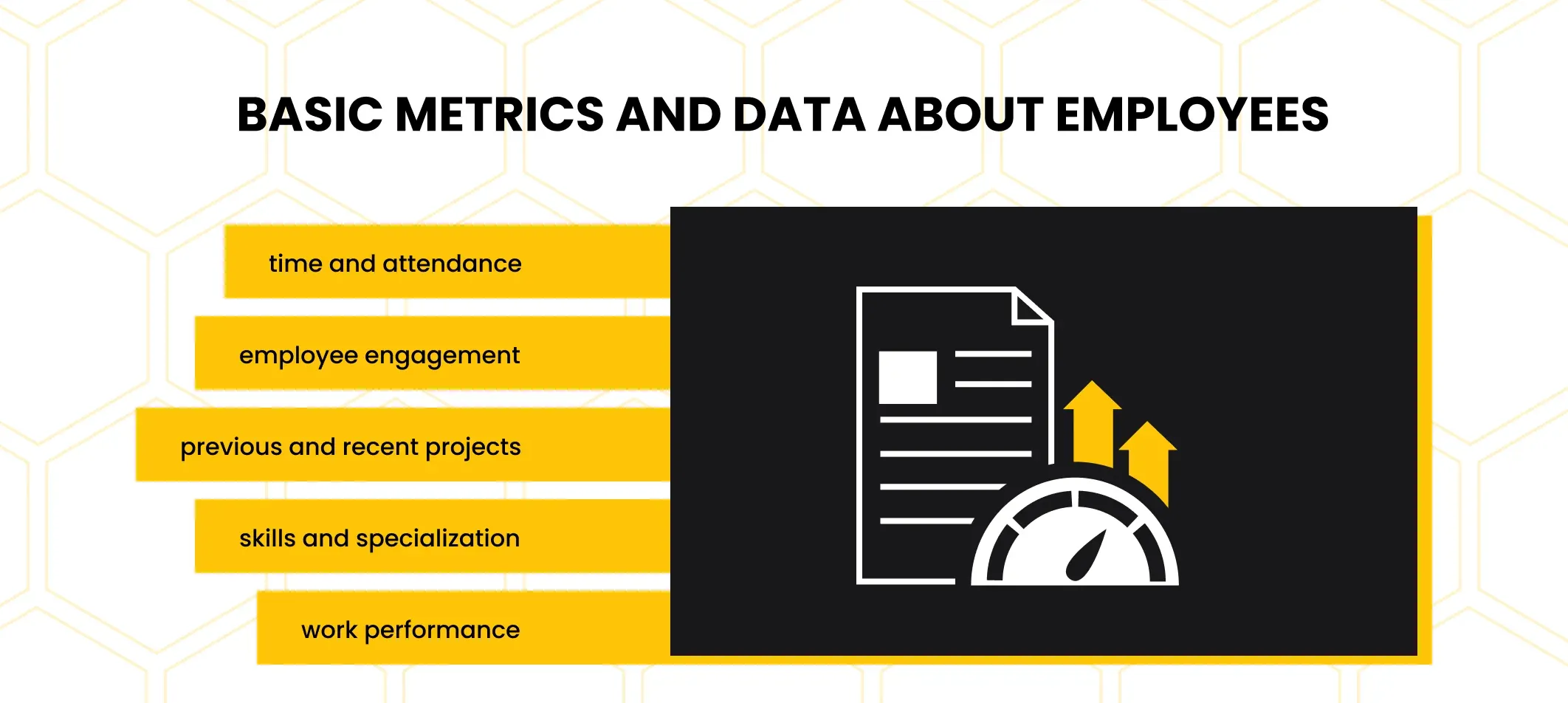 basic employee metrics and data