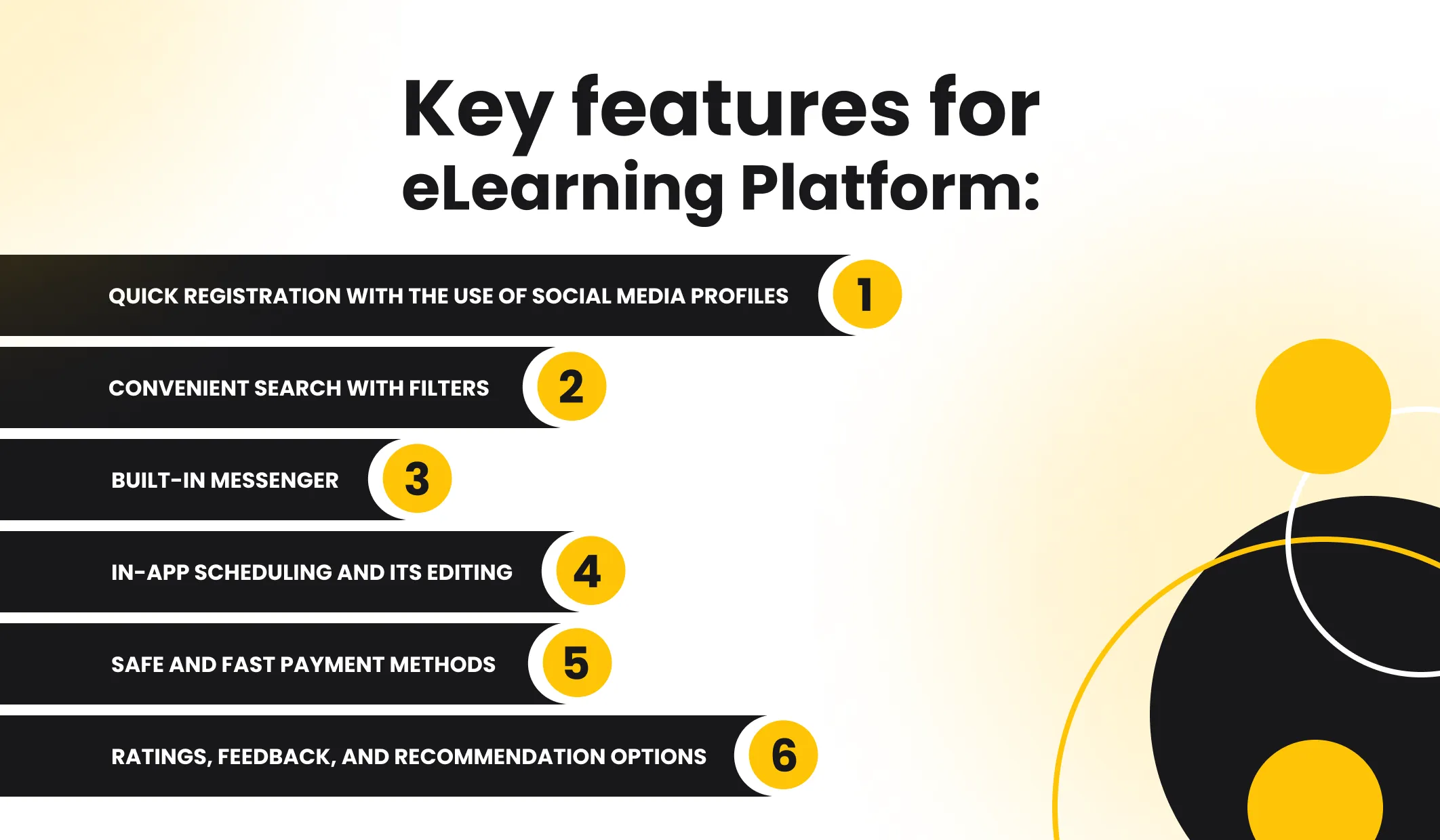 key features of eLearning platforms