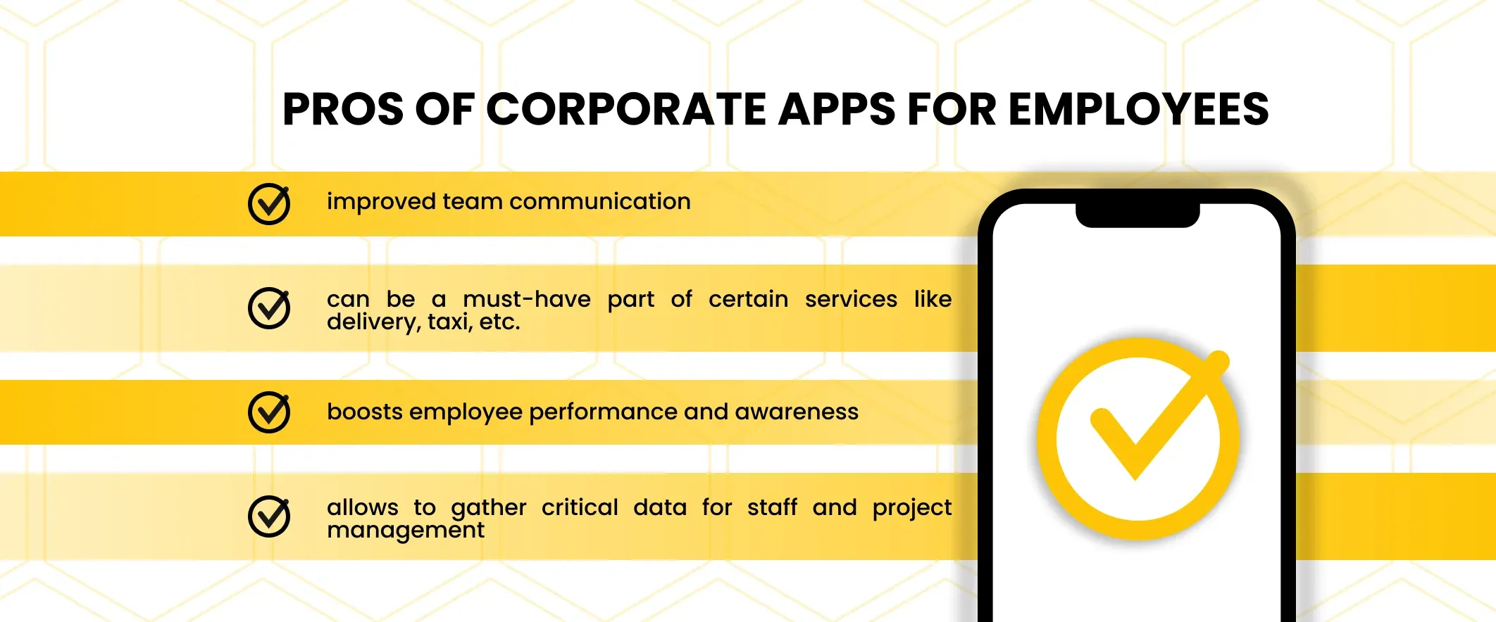 pros of corporate apps for employees