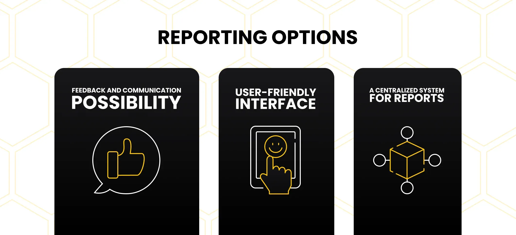 reporting options